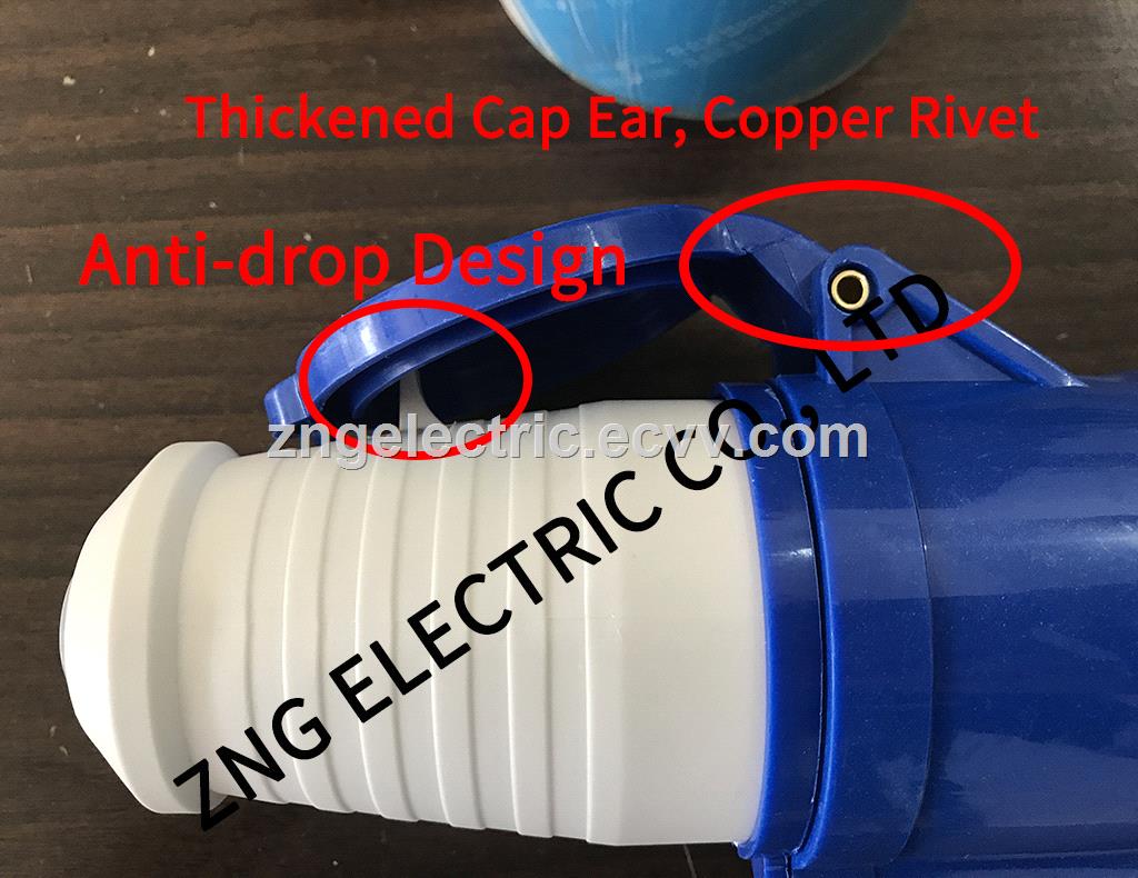IP44 industrial plug 16Amp 3Pin 220V industrial power plug 16A 2PPE