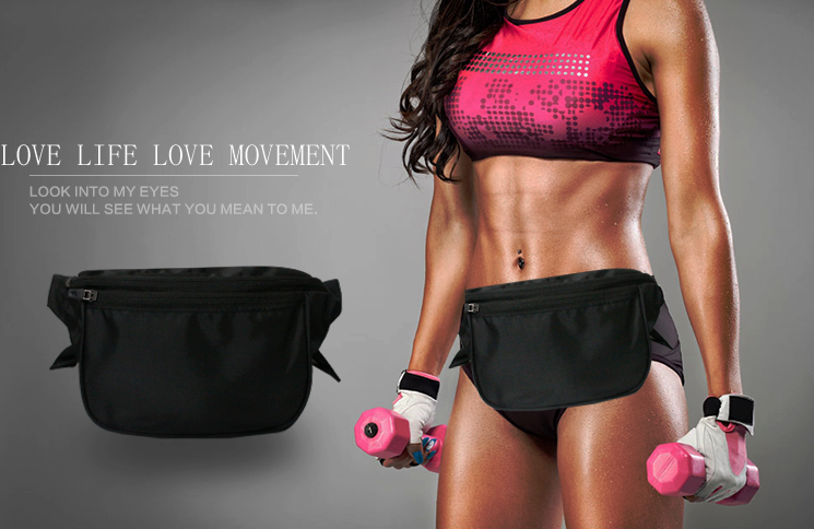 New Sports Oxford Fabric Waterproof High Capacity Portable Waist Bag