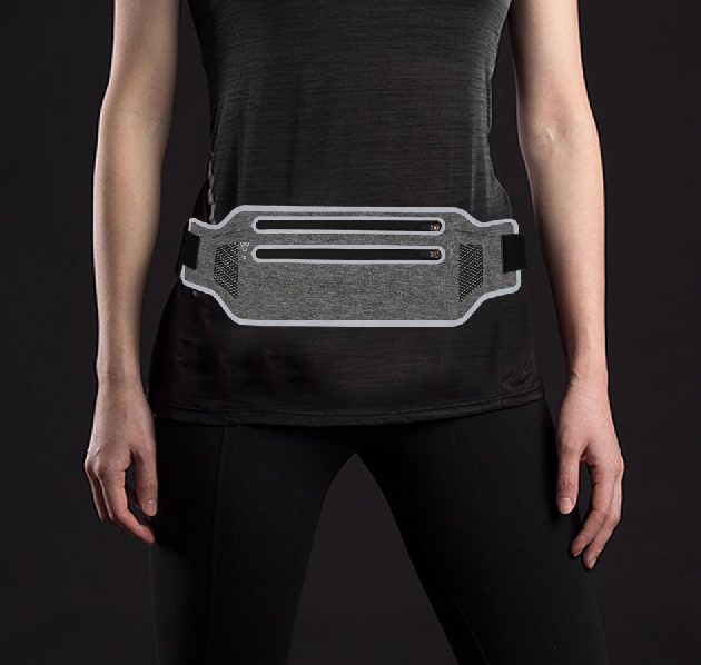 Ultrathin Lycra Waterproof Outdoor Sports Running Music Men and Women Portable Waist Bag