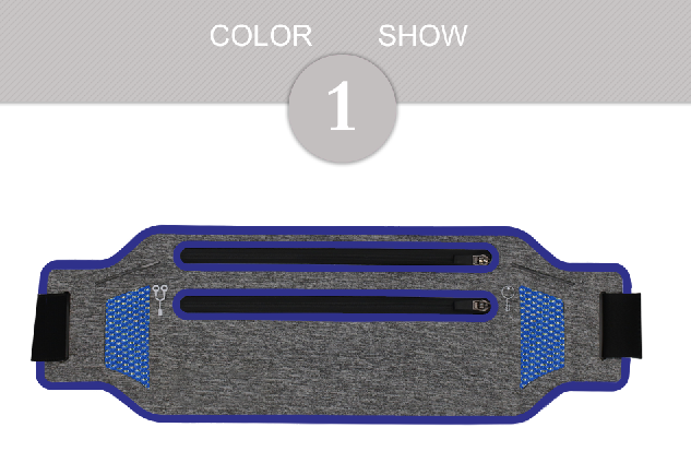 Ultrathin Lycra Waterproof Outdoor Sports Running Music Men and Women Portable Waist Bag