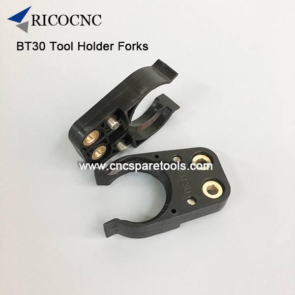 Black BT30 Tool Holder Forks BT Tool Clips for CNC Router Machines