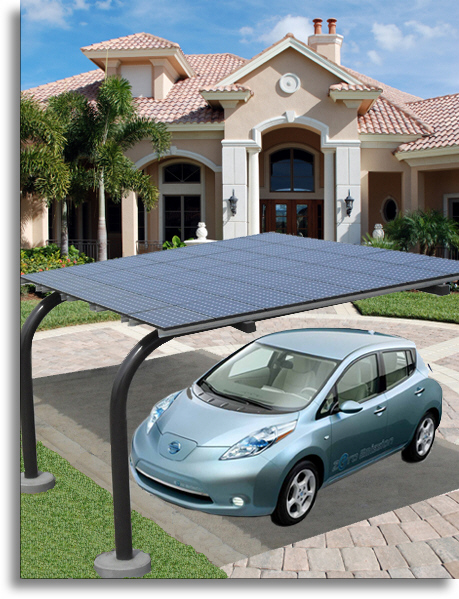 Easy Installation Durable Aluminum Solar Carport Mounting System