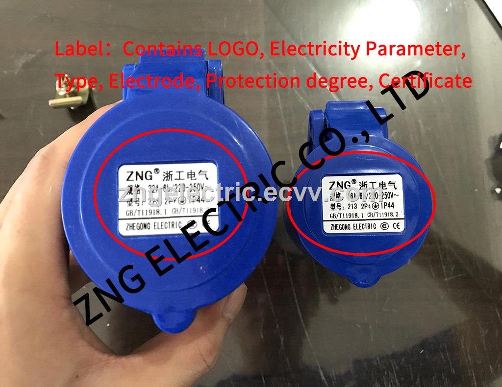 Industrial Connector 32A3P IP44 Splashproof