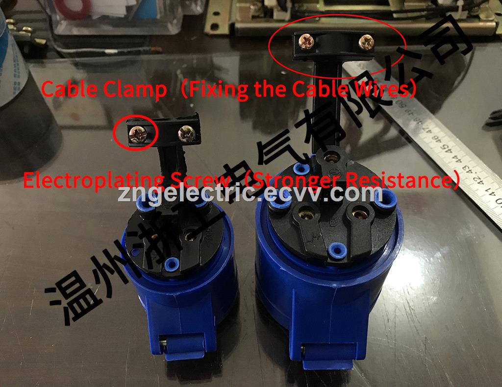 Industrial Connector 32A3P IP44 Splashproof