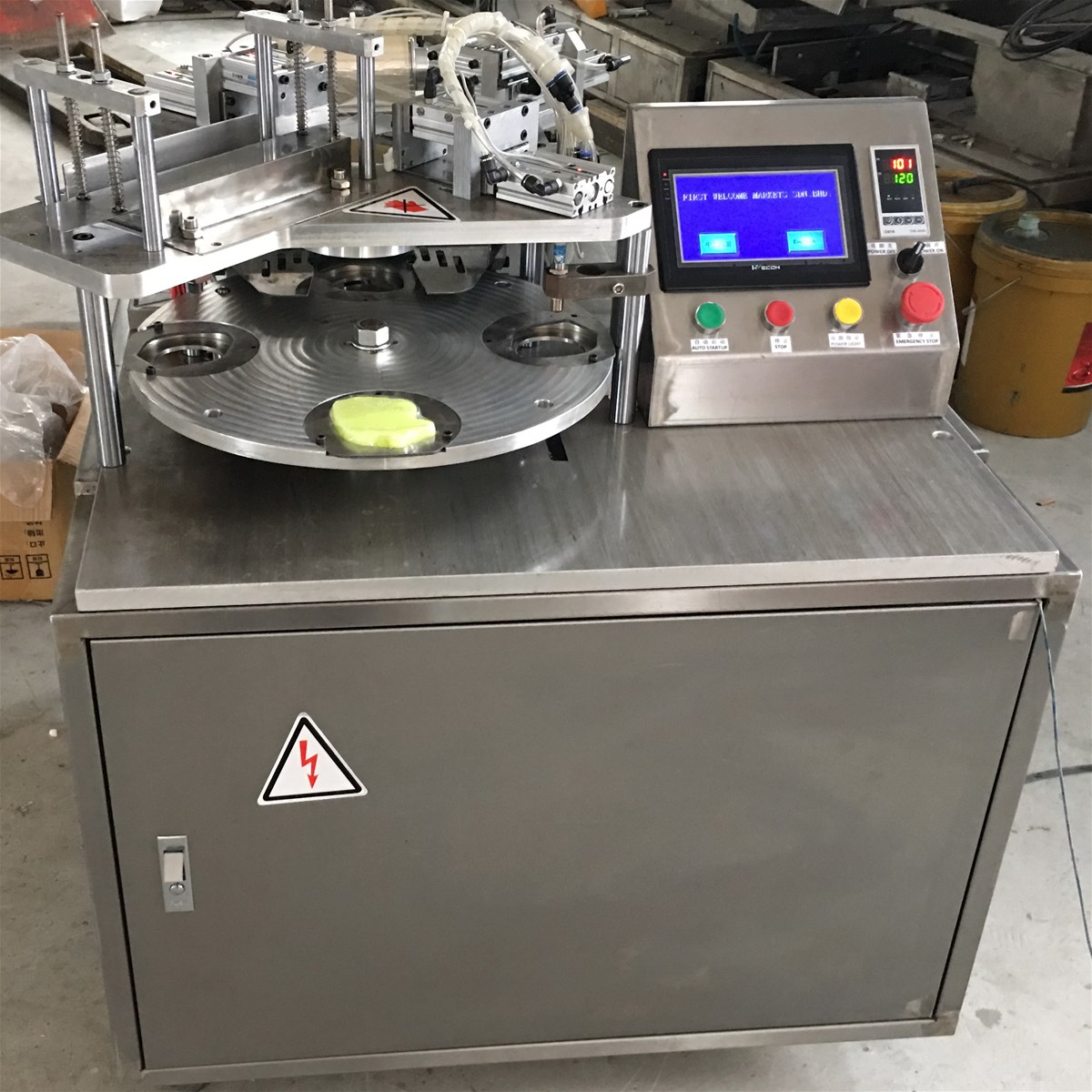 Tape camphor deodorant block packing machine