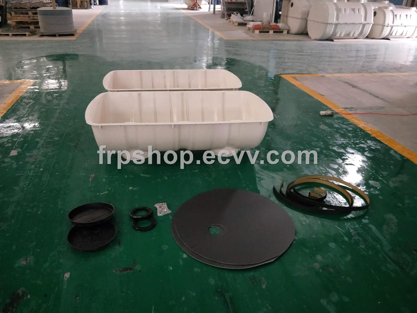 05m3100m3 FRP SMC septic tank for toilet wastewater treatment