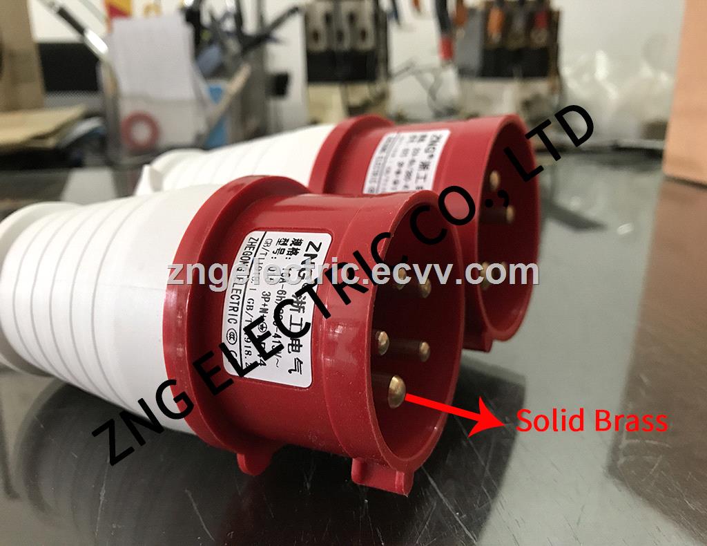 ZNG Industrial plug 16A5Pin 380V IEC309 Power Plug 16A 3PNPE