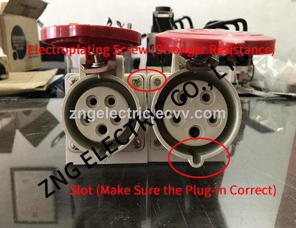 Panel Mount Industrial Socket 16A5P 380V Surface Mount Industrial Socket 16A 3PNPE