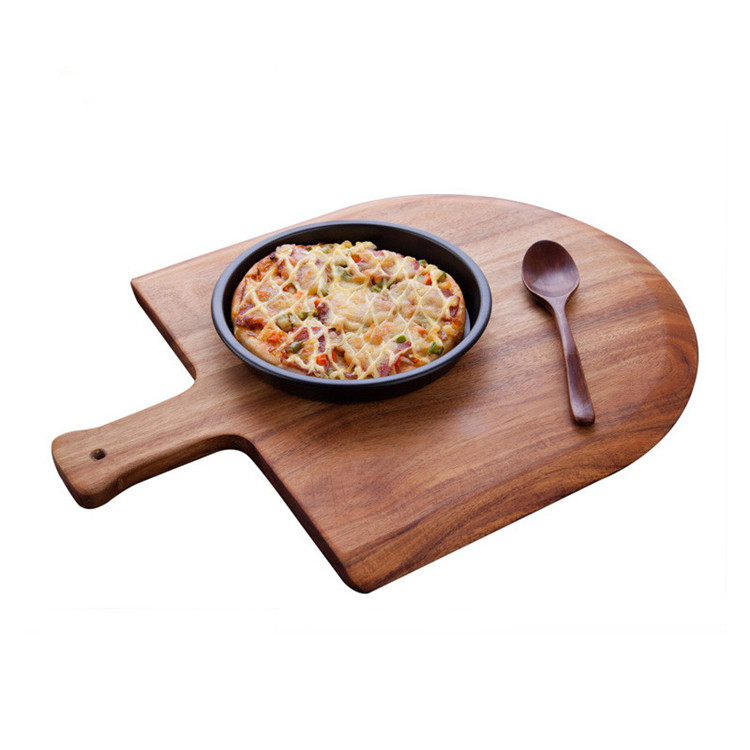 Best Selling Ecofriendly Natural Safety Handmade Wooden Pizza Peel Paddle made in china