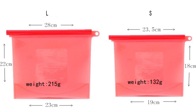 Preservation Reusable Silicone Food Storage Bag