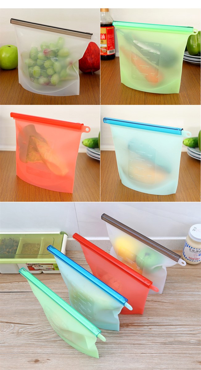 Preservation Reusable Silicone Food Storage Bag