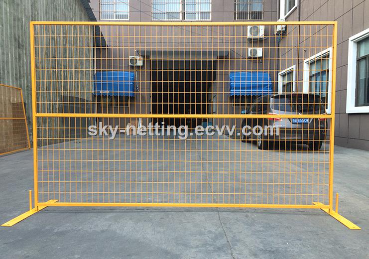 695 size powder coated Canada temporary fence panel