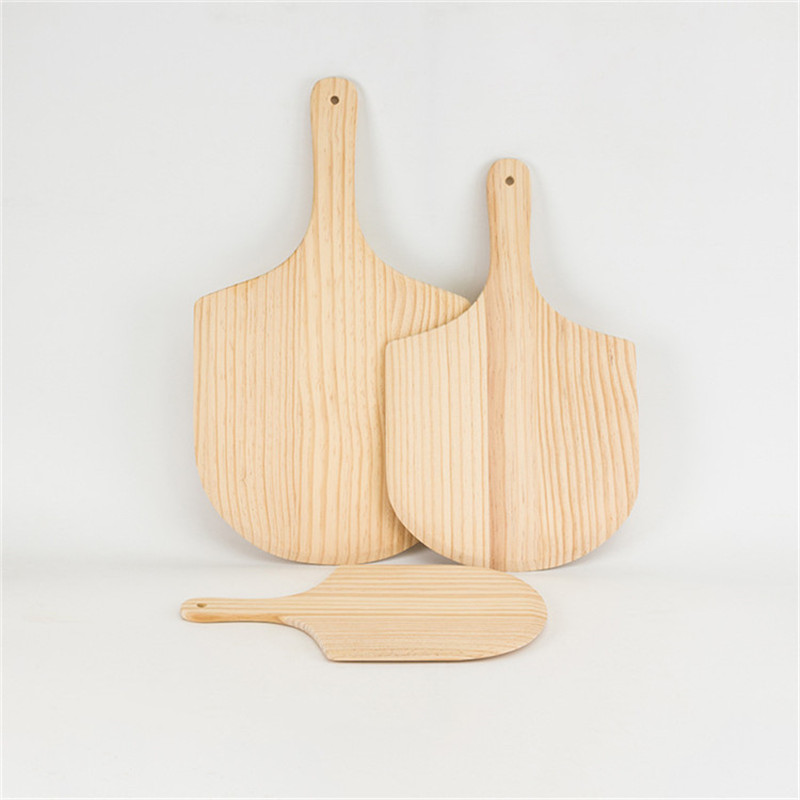Hot Sell Ecofriendly Nature Safety Handmade Wooden Serving Tray Wooden Pizza Paddle