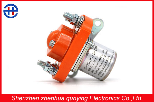 LowVoltage DC Contactor for Motor Forklift with the Electromagnet Controlling