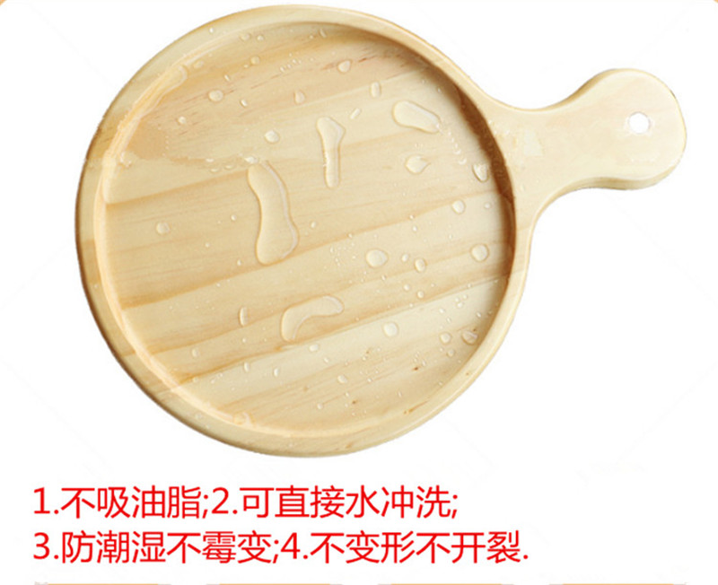 Best Selling Ecofriendly Safe Natural Handmade 6 inch to 12 inch Wooden Pizza Serving Tray