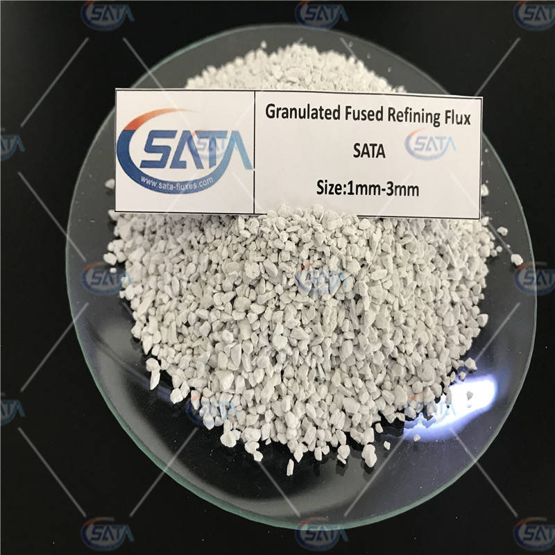 granulated fused refining flux