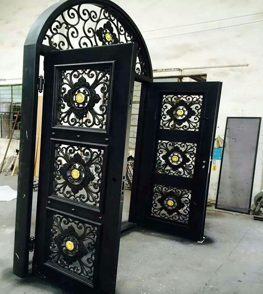 2Chinese factory fabricated iron doors EBD001Security steel doorCustomize metal doorsiron entry doorsentrance doors