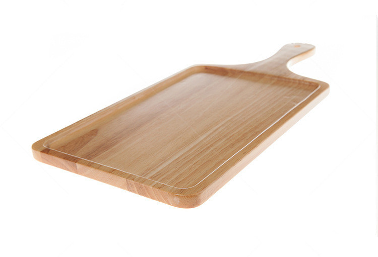 Factory Wholesale EcoFriendly Natural Kitchen Rectangle Dinner Wooden Serving Tray