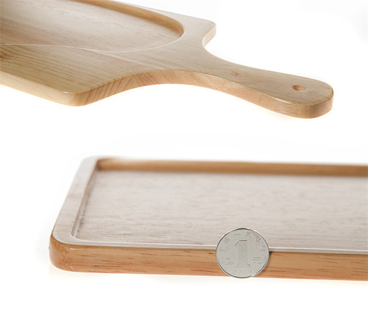Factory Wholesale EcoFriendly Natural Kitchen Rectangle Dinner Wooden Serving Tray