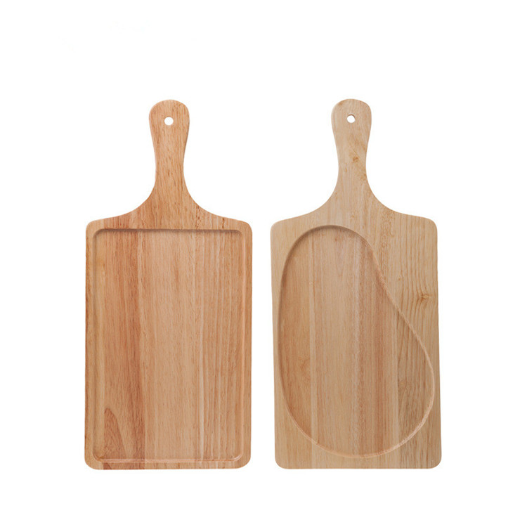 Factory Wholesale EcoFriendly Natural Kitchen Rectangle Dinner Wooden Serving Tray