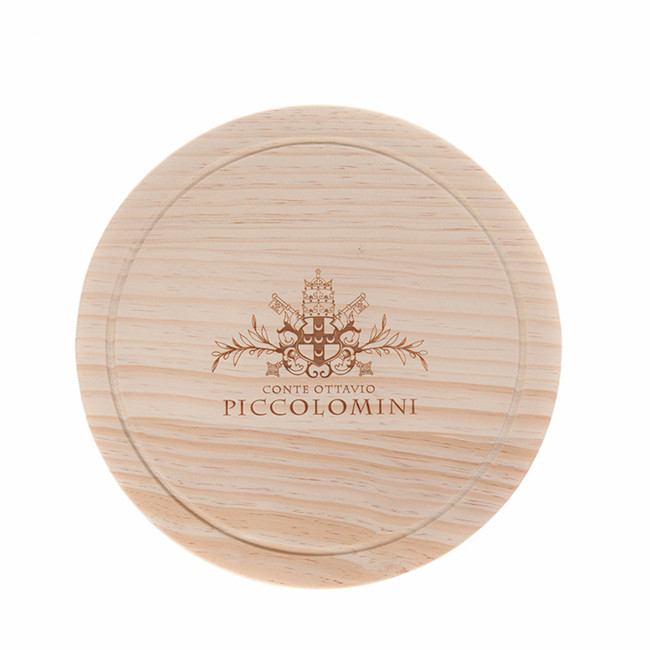 Factory Wholesale Ecofriendly Natural Safe Handmade Wood Pizza Board Bread Board Diameter 32cm