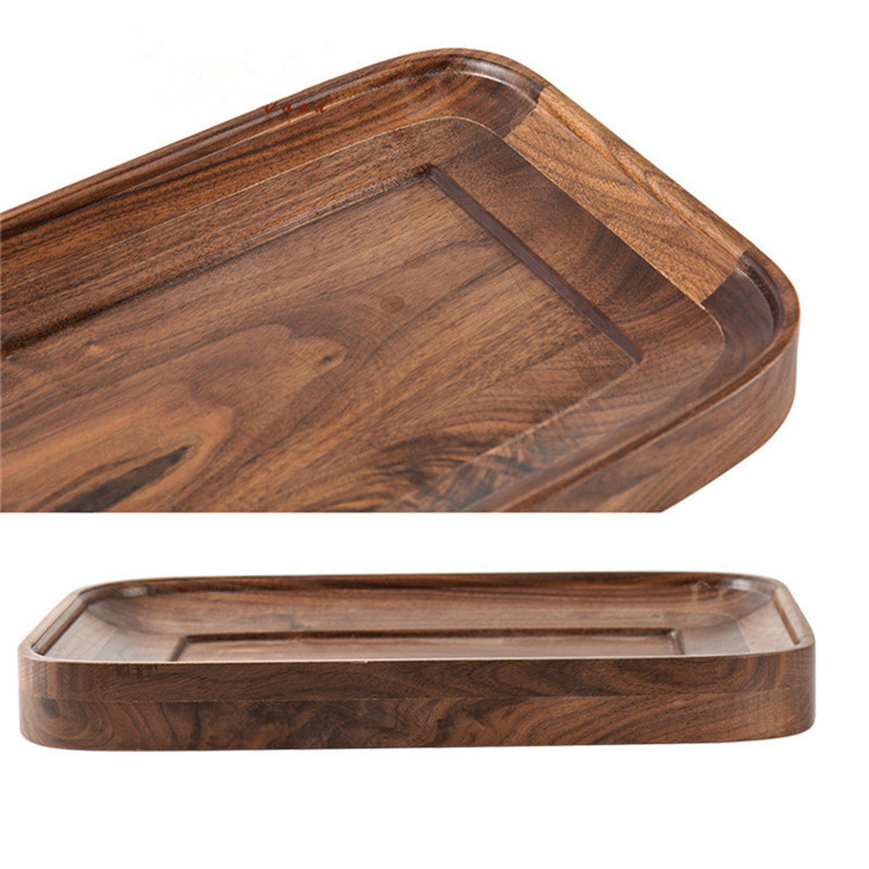 New Style Ecofriendly Nature Safety Handmade Japanese Wood ServingTray