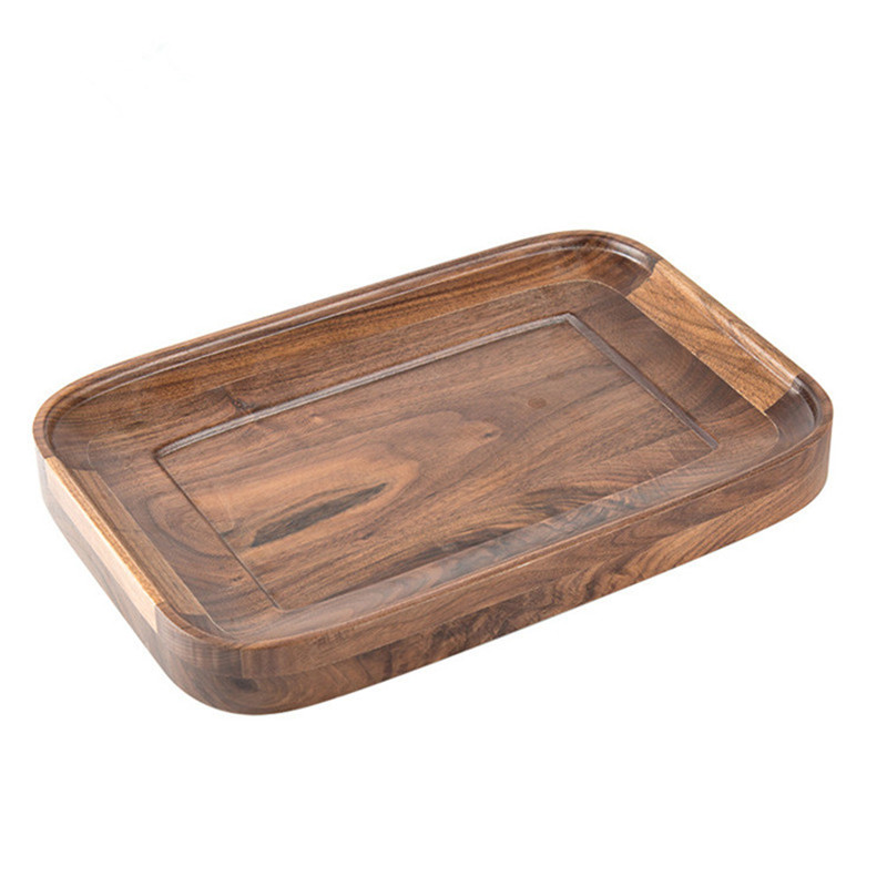 New Style Ecofriendly Nature Safety Handmade Japanese Wood ServingTray
