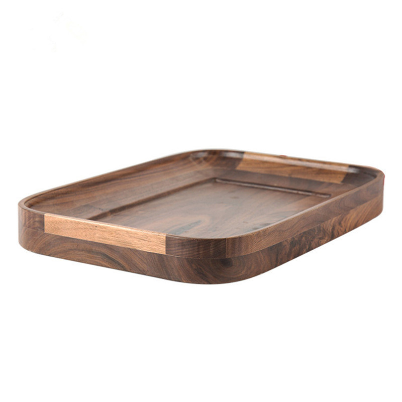 New Style Ecofriendly Nature Safety Handmade Japanese Wood ServingTray