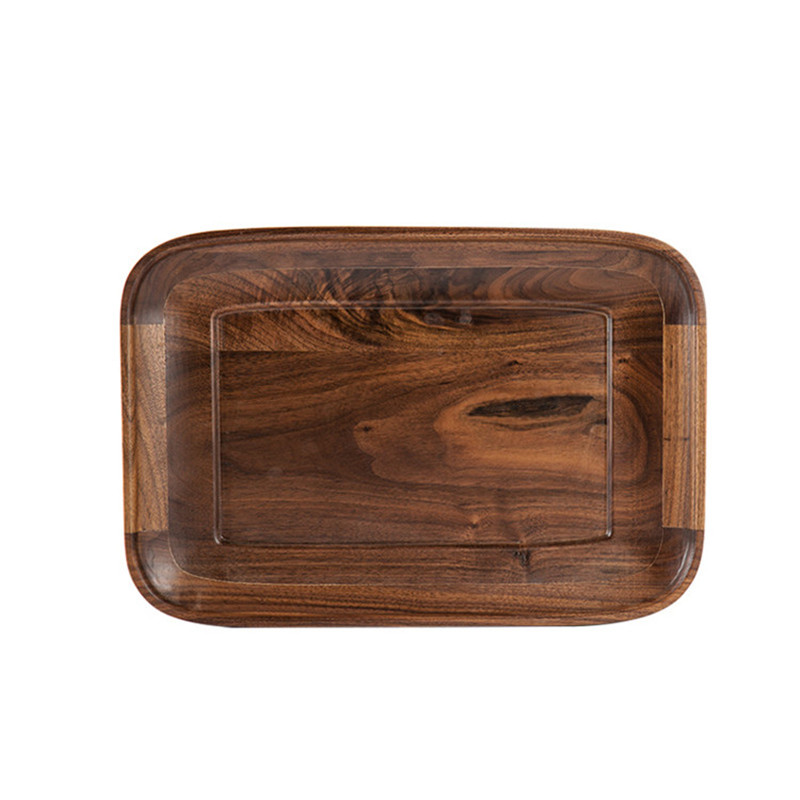 New Style Ecofriendly Nature Safety Handmade Japanese Wood ServingTray