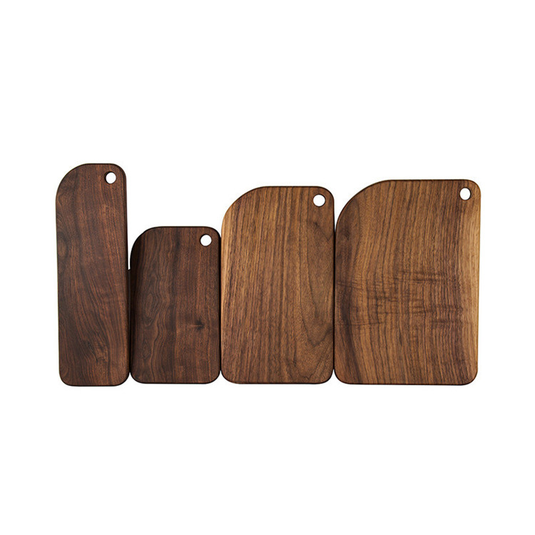 Hot Selling Ecofriendly Natural Safety Handmade Black Walnut Wooden Sushi Food Serving Tray
