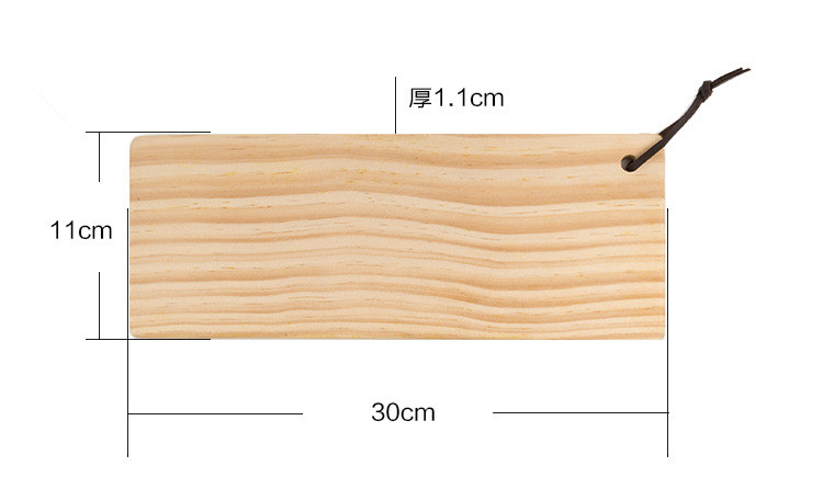 Factory Wholesale Japanese Sushi Board Ecofriendly Nature Safety Pine Wood Whole Wood Dessert Board