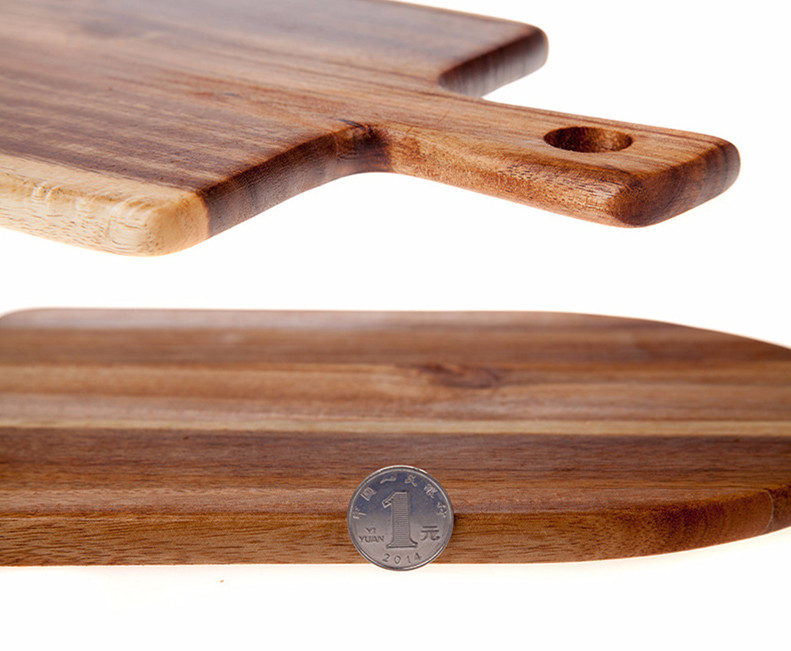 Hot Sell Ecofriendly Safety Nature Handmade Acacia Wood Bread Board for Kitchen Cutting Board