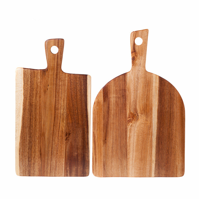 Hot Sell Ecofriendly Safety Nature Handmade Acacia Wood Bread Board for Kitchen Cutting Board