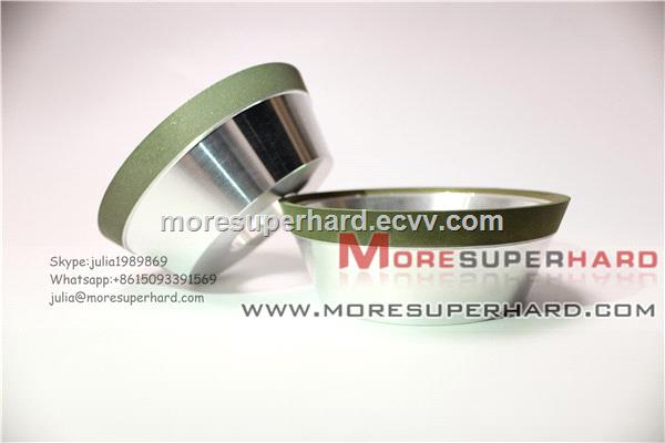 12V9 Resin bond diamond grinding wheel for carbides rough and fine grinding
