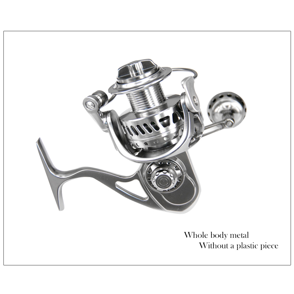 DEUKIO Fishing Reel Full Metal 111 BB Stainless Steel Spinning Fishing Wheel Tackle MC3000