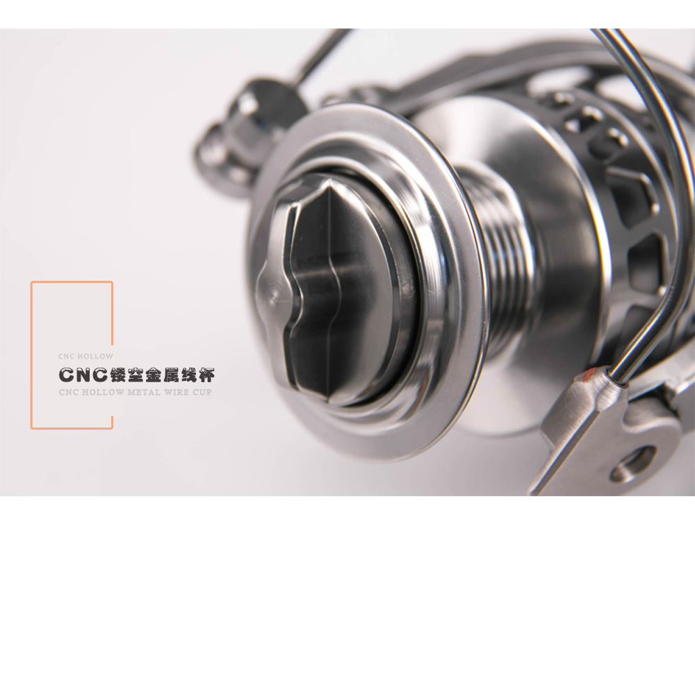 DEUKIO Fishing Reel Full Metal 111 BB Stainless Steel Spinning Fishing Wheel Tackle MC3000