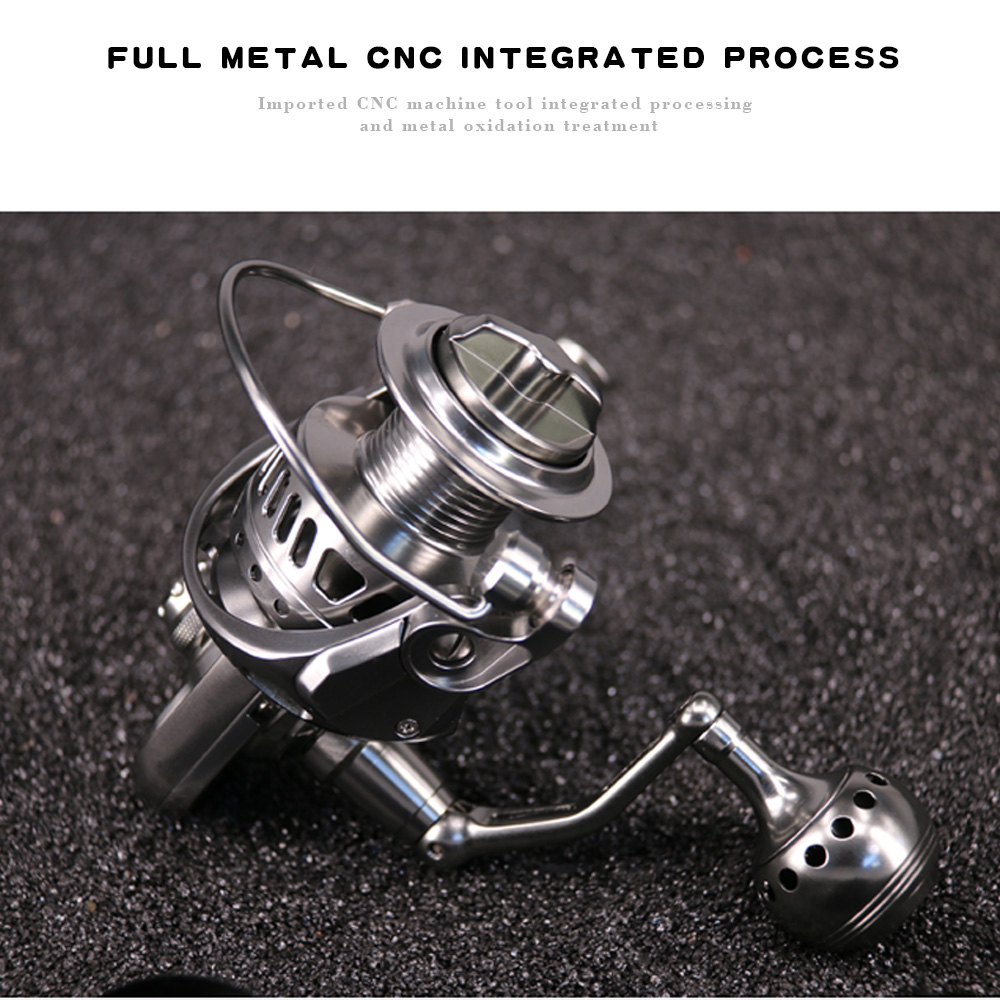 DEUKIO Fishing Reel Full Metal 111 BB Stainless Steel Spinning Fishing Wheel Tackle MC3000