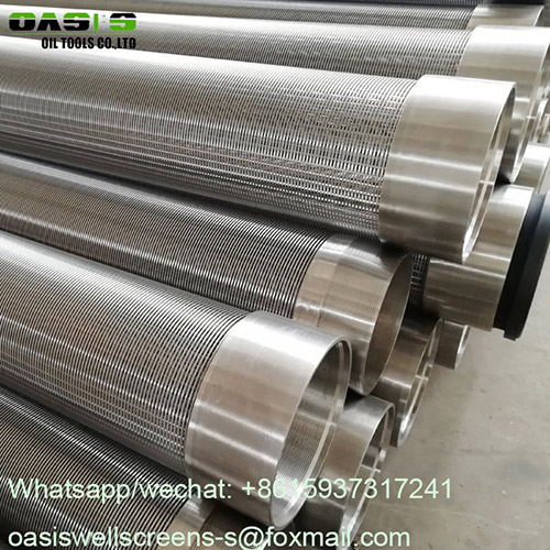 DIN4925 Stainless Steel Continuous Slot Wire Wrapped Johnson Screens