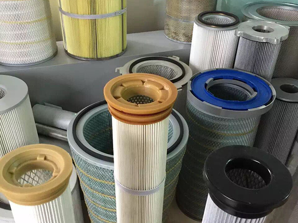 Dust collector cartridge air filter cartridge