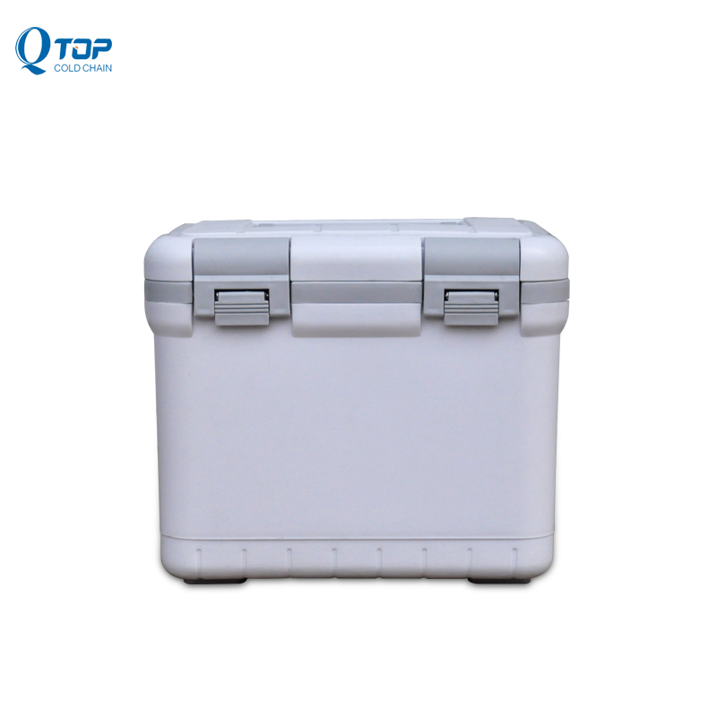 QTOP 6L PU insulating layer medical insulin cooler box for hospital