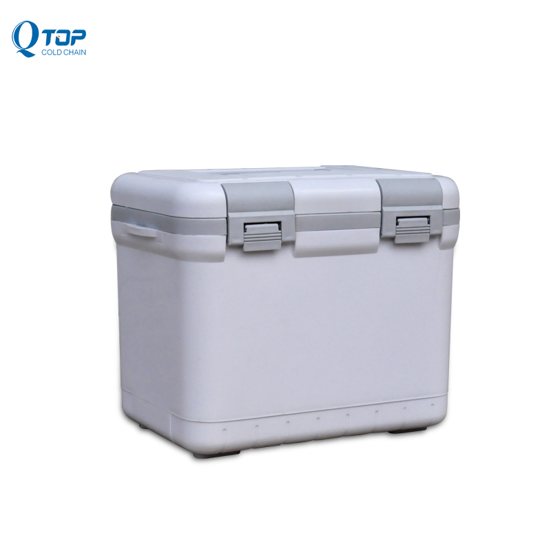 QTOP 6L PU insulating layer medical insulin cooler box for hospital