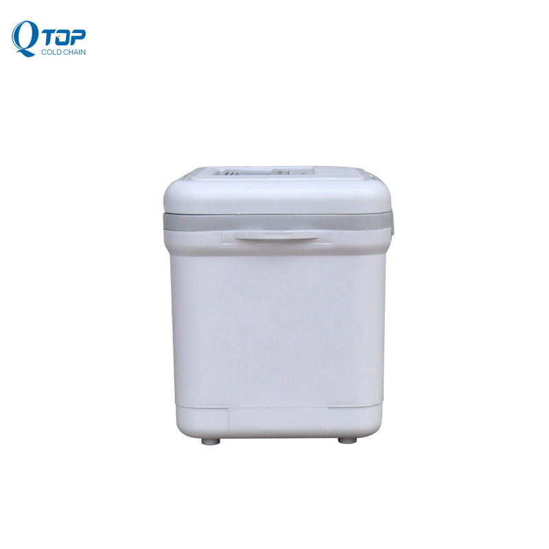QTOP 6L PU insulating layer medical insulin cooler box for hospital
