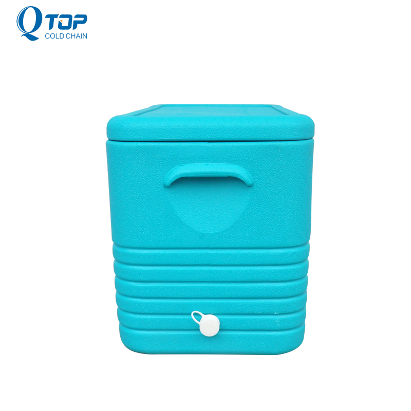 46L HDPE material picnic ice cooler box for food beverage cold storage and shipping