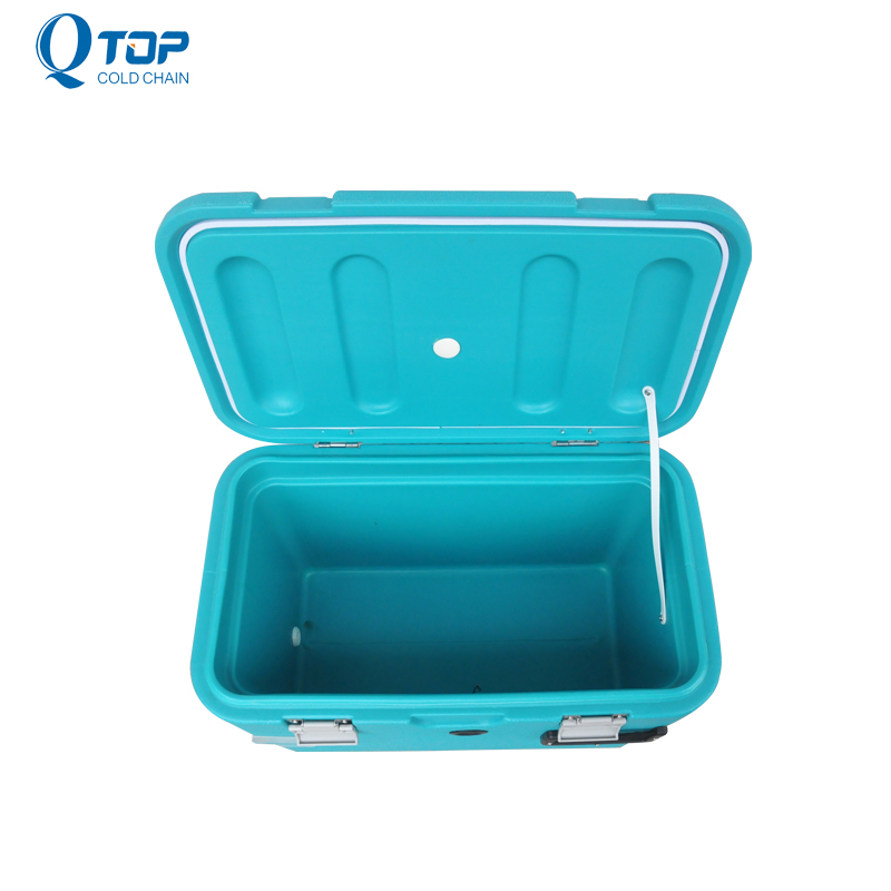 46L HDPE material picnic ice cooler box for food beverage cold storage and shipping