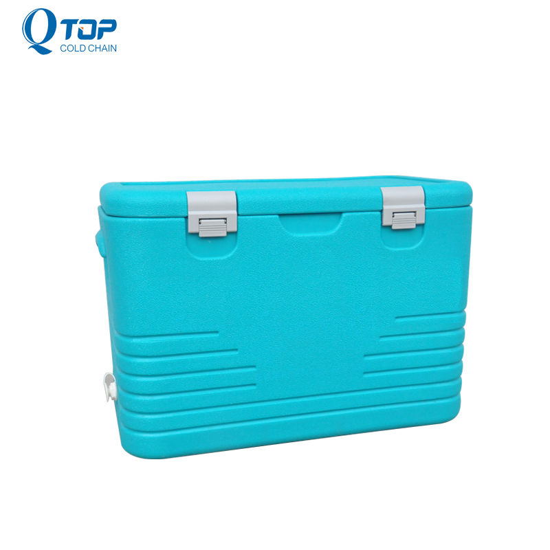 46L HDPE material picnic ice cooler box for food beverage cold storage and shipping