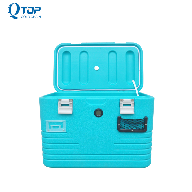 46L HDPE material picnic ice cooler box for food beverage cold storage and shipping