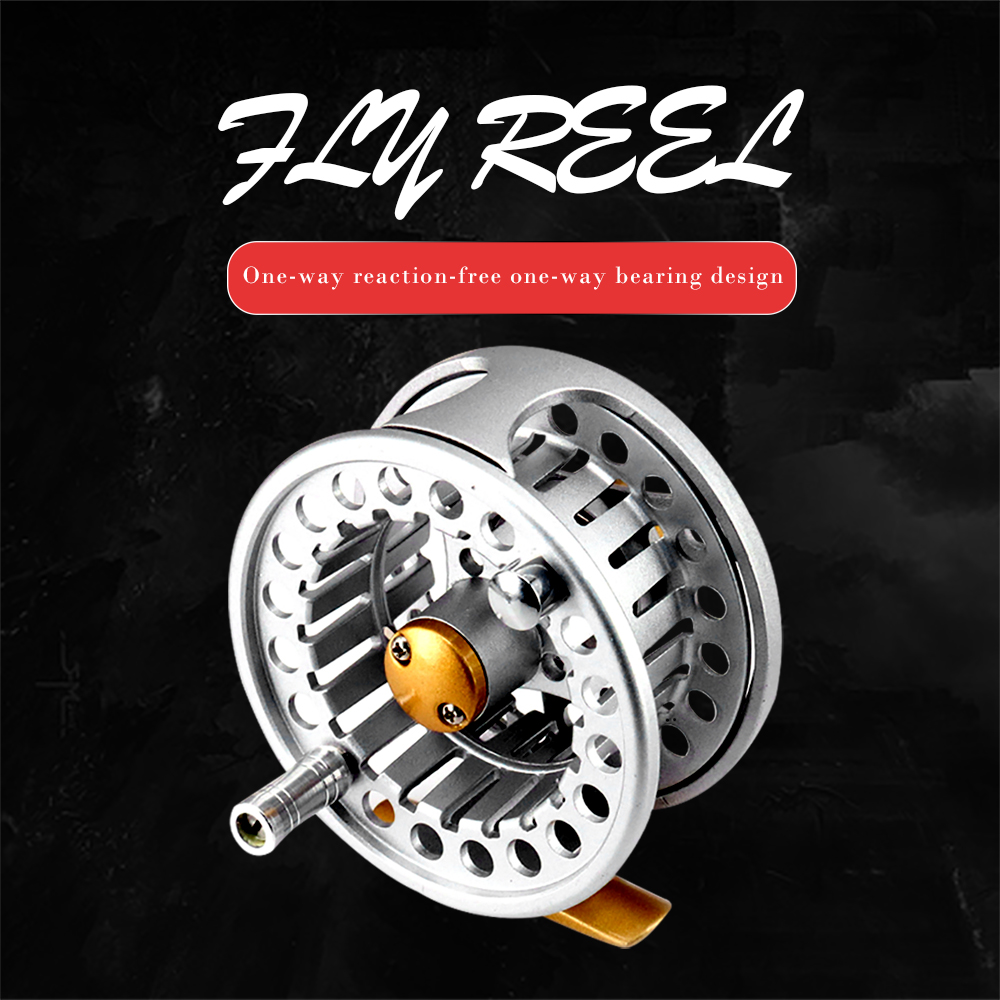 DEUKIO 85mm Fly Fishing Reel Flies Front Line Wheel 21BB 11 Gear Ratio Outdoor Sports 2018 Hot Sale Fishing Tackle