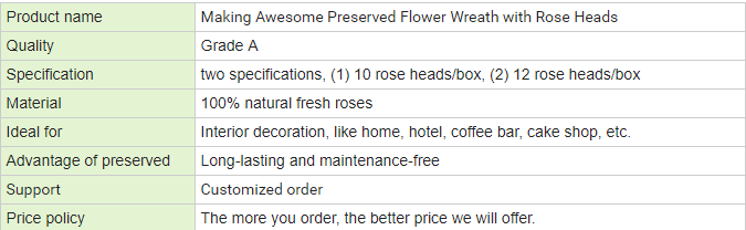 100 Preserved Real Flowers Not PE or Silk Flowers