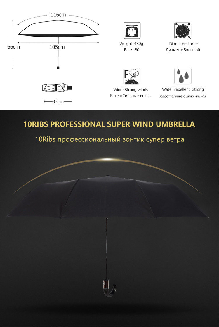 RST Real Star xingbao manufacturer hot sale 2018 strong windproof advertising 3 fold umbrella