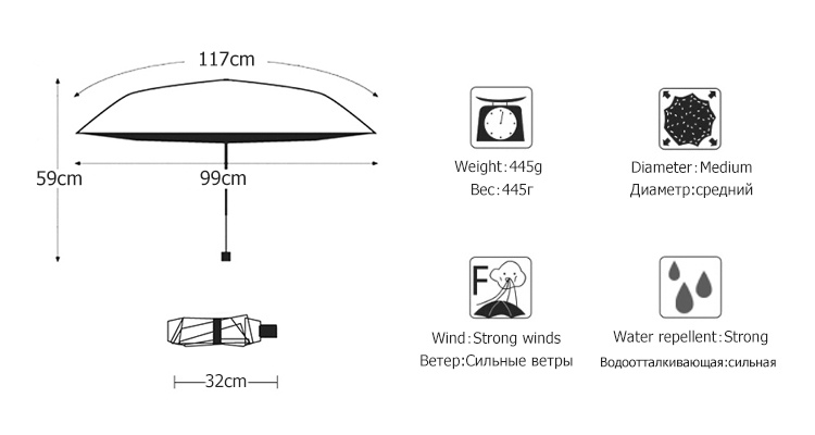 RST Real Star oil painting art umbrella pain women 3 foldable umbrella brand quality windproof parasol Paraguas